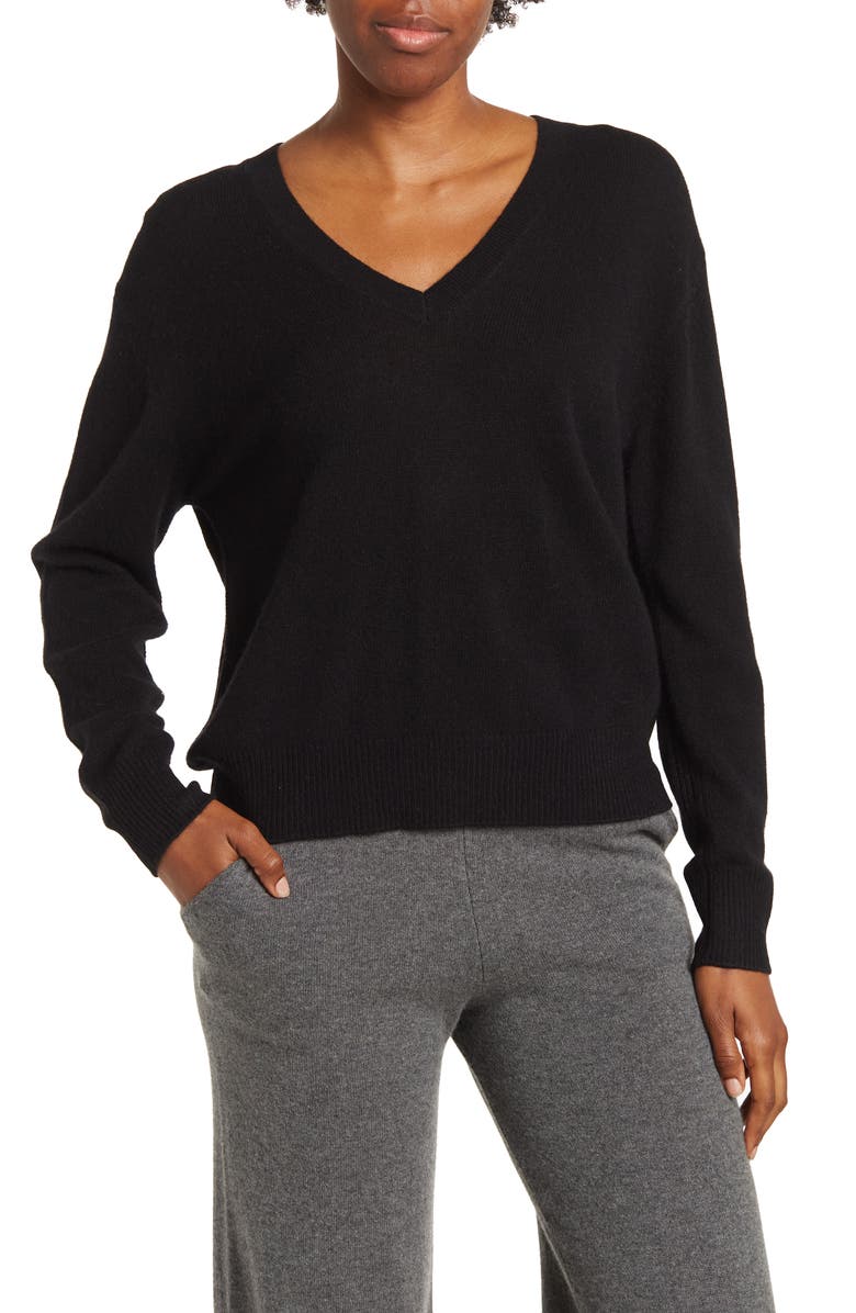 360 CASHMERE Jessie V-Neck Sweater, Main, color,
