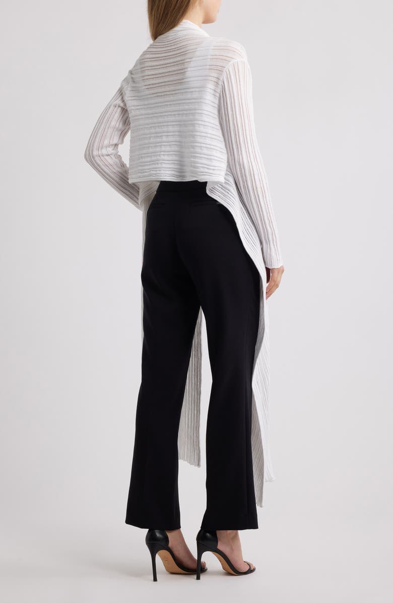 Anne Klein Open Stitch Wrap Cardigan, Alternate, color, 