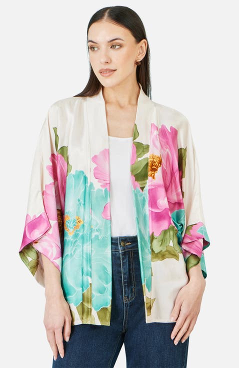 Floral Print Relaxed Jacket