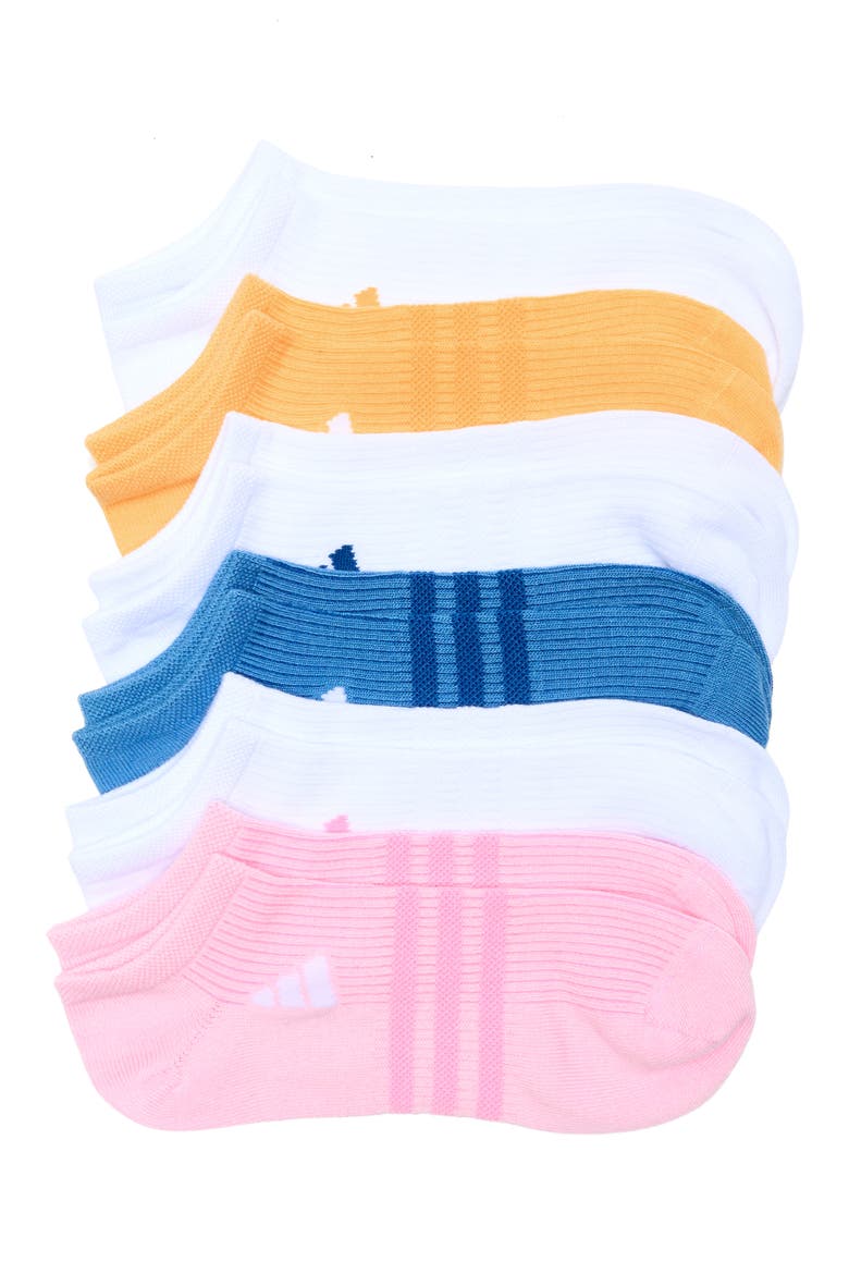 Superlite 3.0 Assorted 6-Pack No-Show Socks, Main, color, TROPIC BLOOM/ INK BLUE/ ORANGE