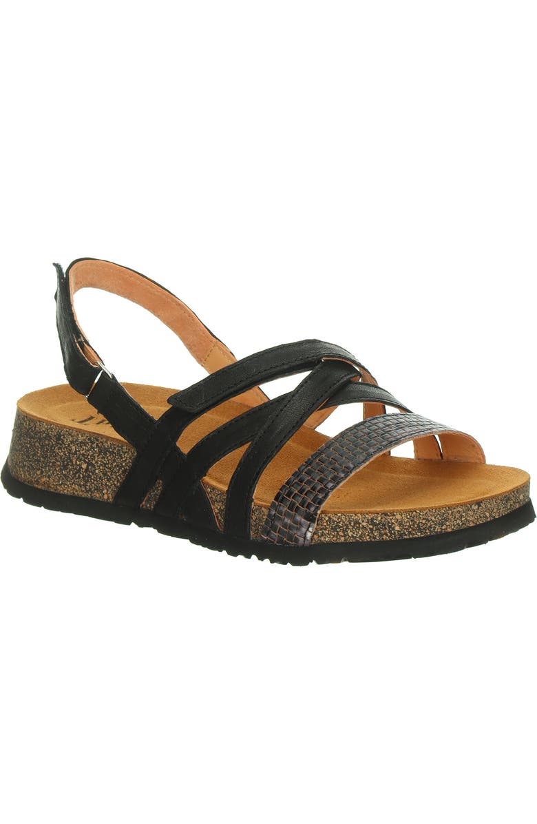 Think! Koak Slingback Sandal, Main, color, Black/Kombi