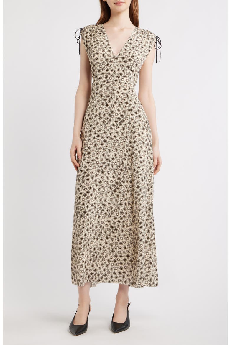 Emmet Floral Dress, Main, color, CREAM FLORA