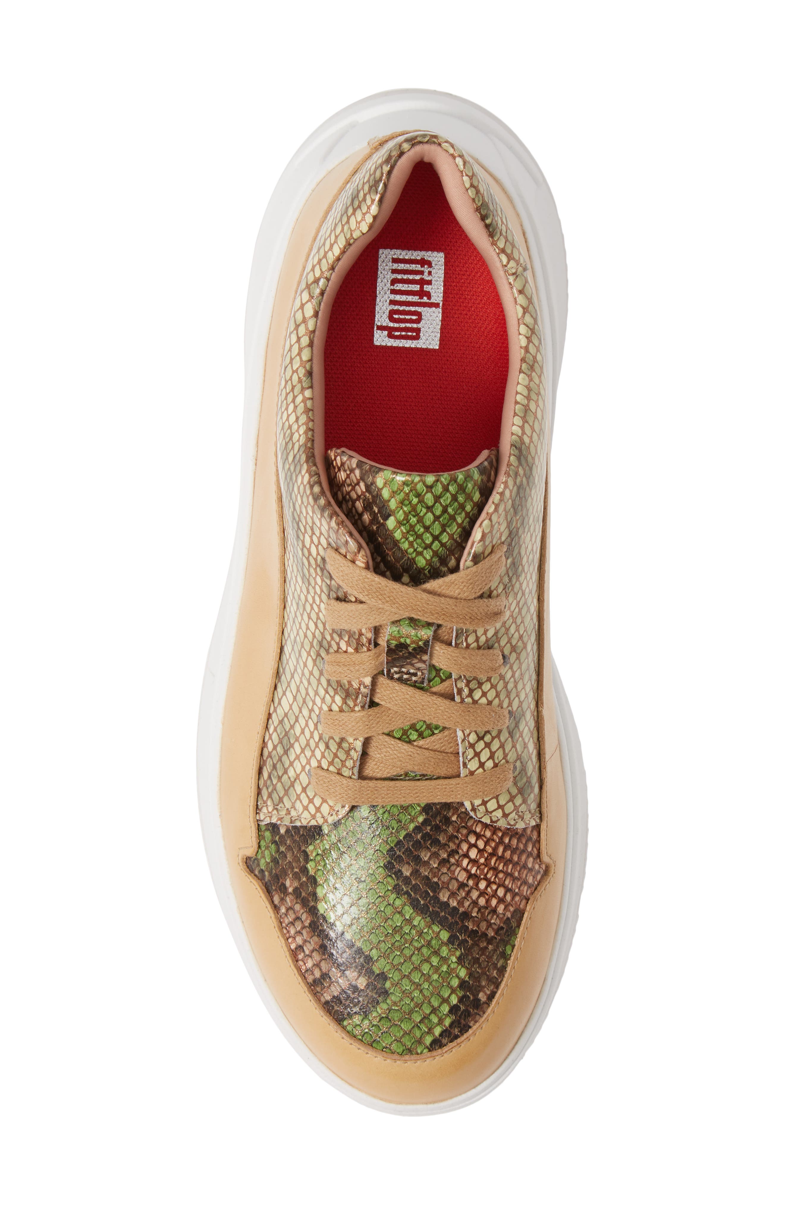Freya Sneaker, Alternate, color, LIME GREEN SNAKE PRINT LEATHER