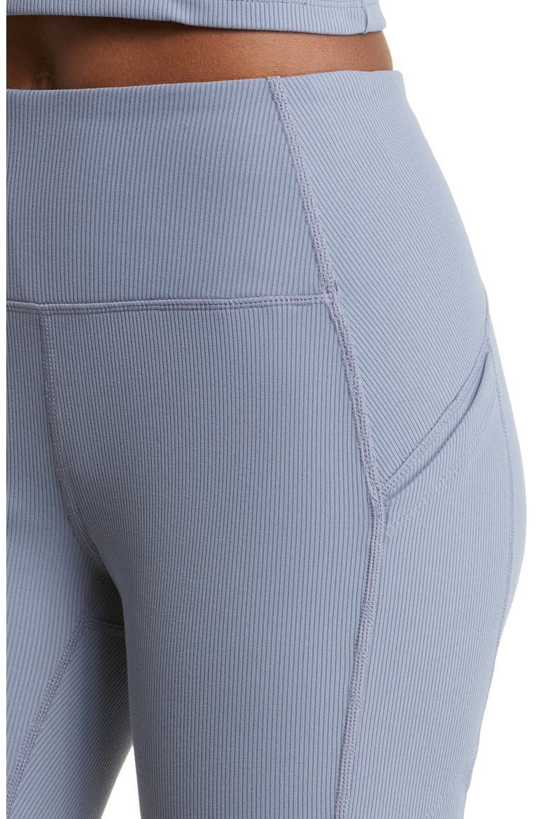 Live-In Rib Pocket Flare Pants, Alternate, color, GREY FOLKSTONE