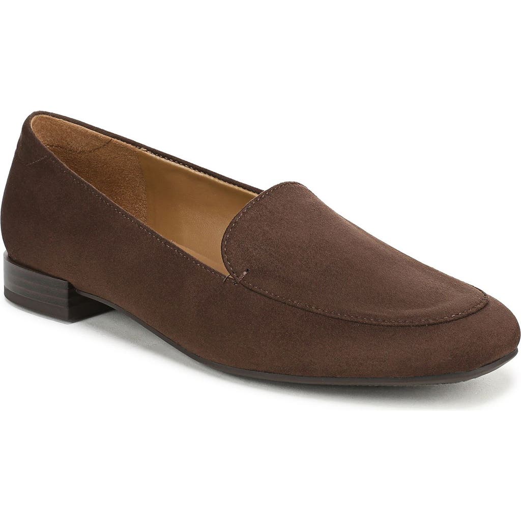 Naturalizer Dahlia Loafer - Wide Width Available in Chocolate Brown Microfiber at Nordstrom Rack, Size 8.5