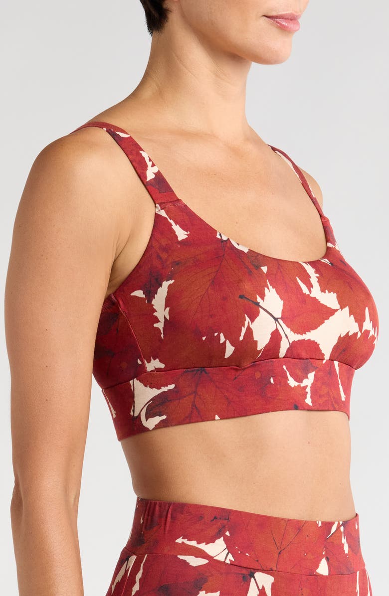 KILO BRAVA Lounge Bralette, Alternate, color, Fallen Leaves