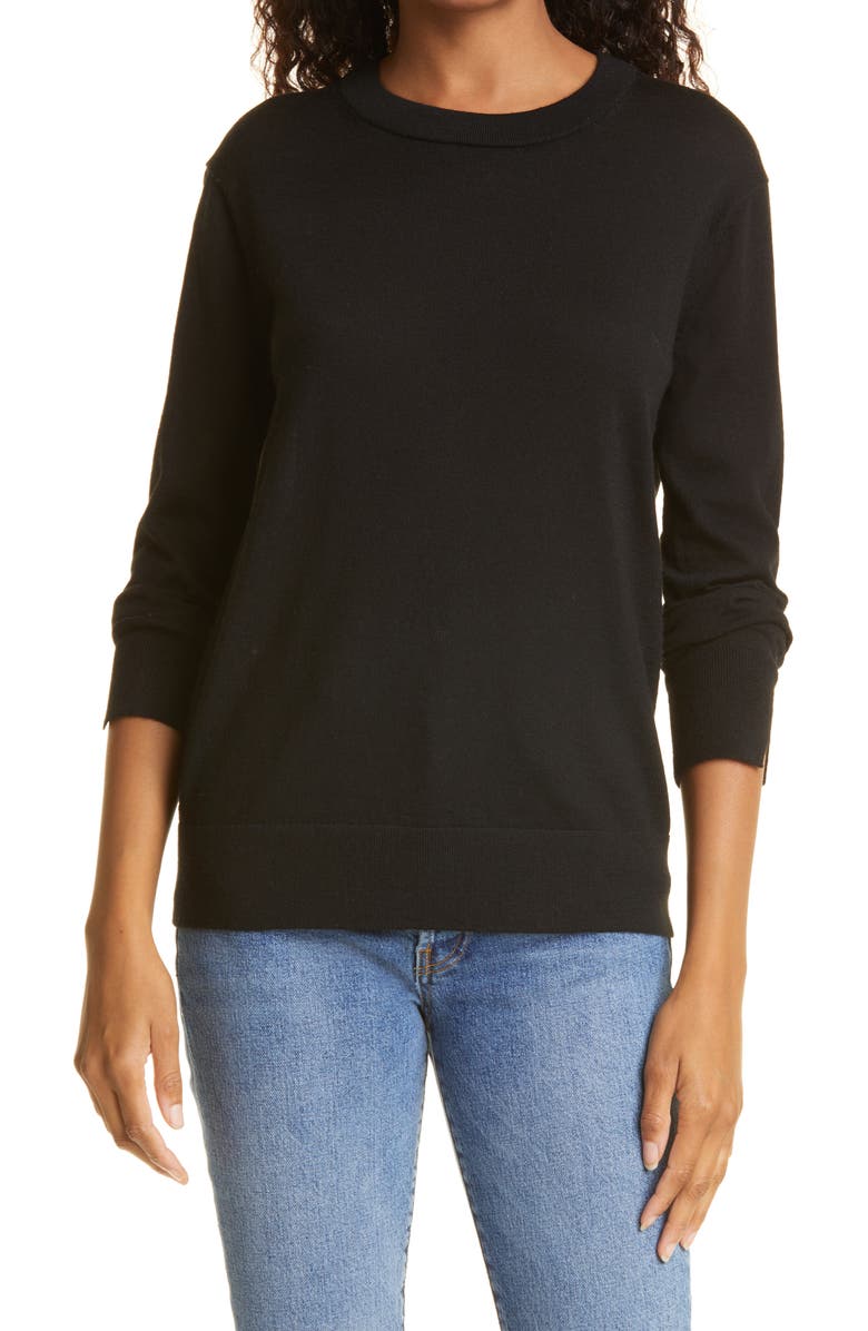 Club Monaco Essential Crewneck Wool Sweater, Main, color, 
