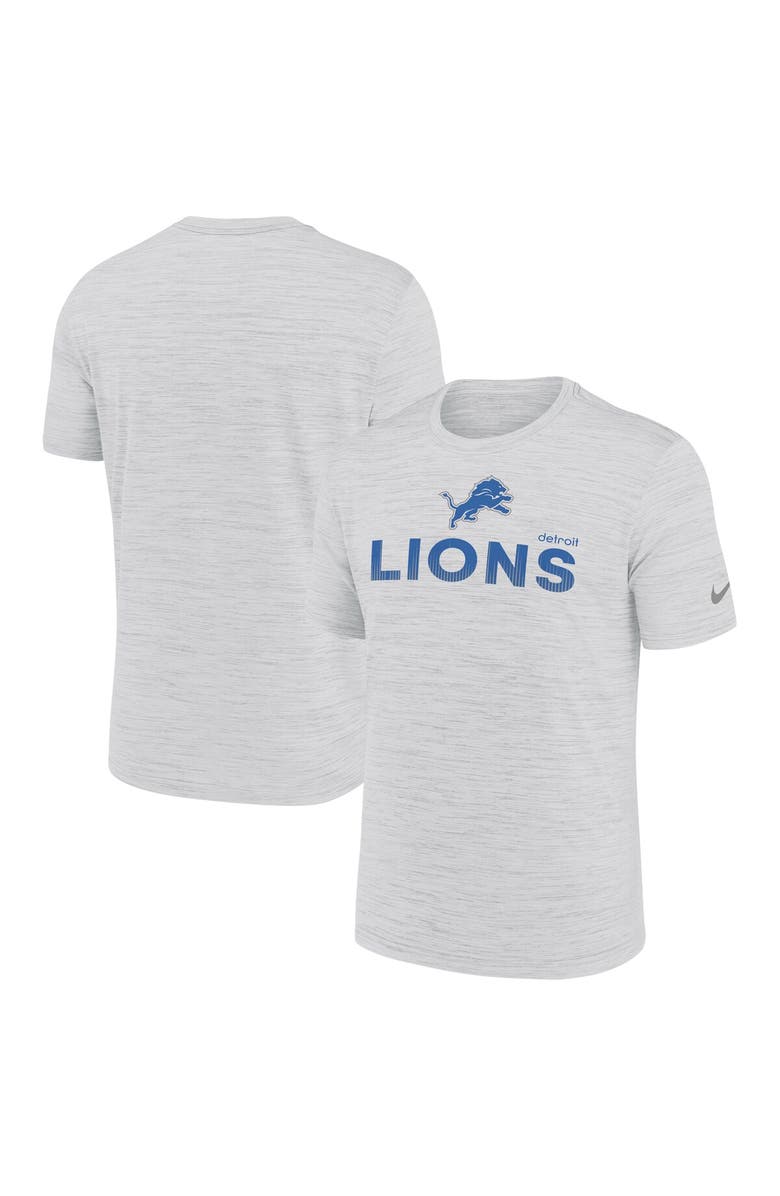 Nike Men's Nike White Detroit Lions Blitz Velocity Modern Performance T-Shirt, Main, color, 