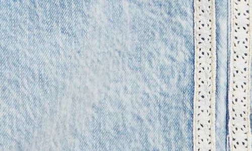 Tractr Kids' Featherweight Wide Leg Jeans In Light Indigo