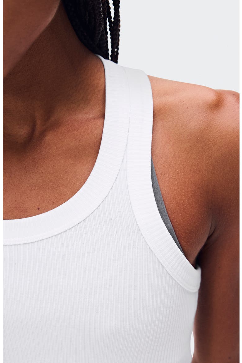 x Zendaya All Day Rib Tank, Alternate, color, WHITE