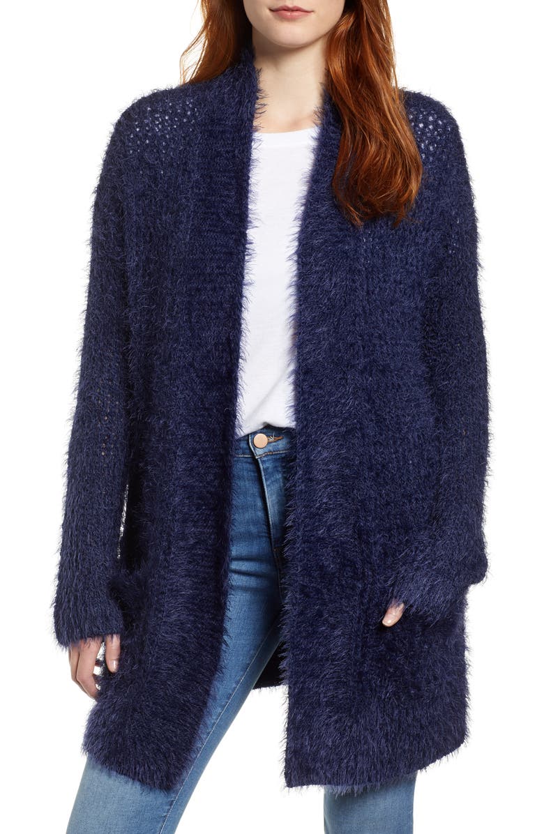 Caslon<sup>®</sup> Novelty Stitch Cardigan, Main, color, 