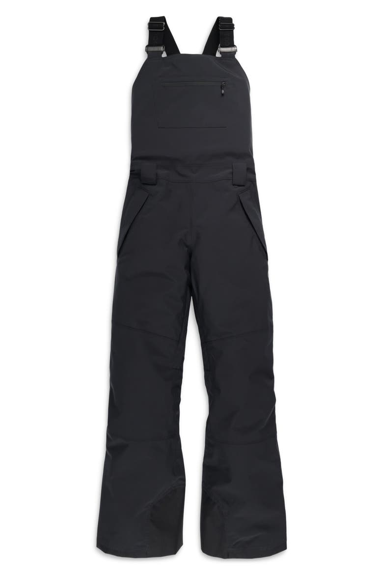 Snowcrew Waterproof Insulated Bibs, Alternate, color, BLACK