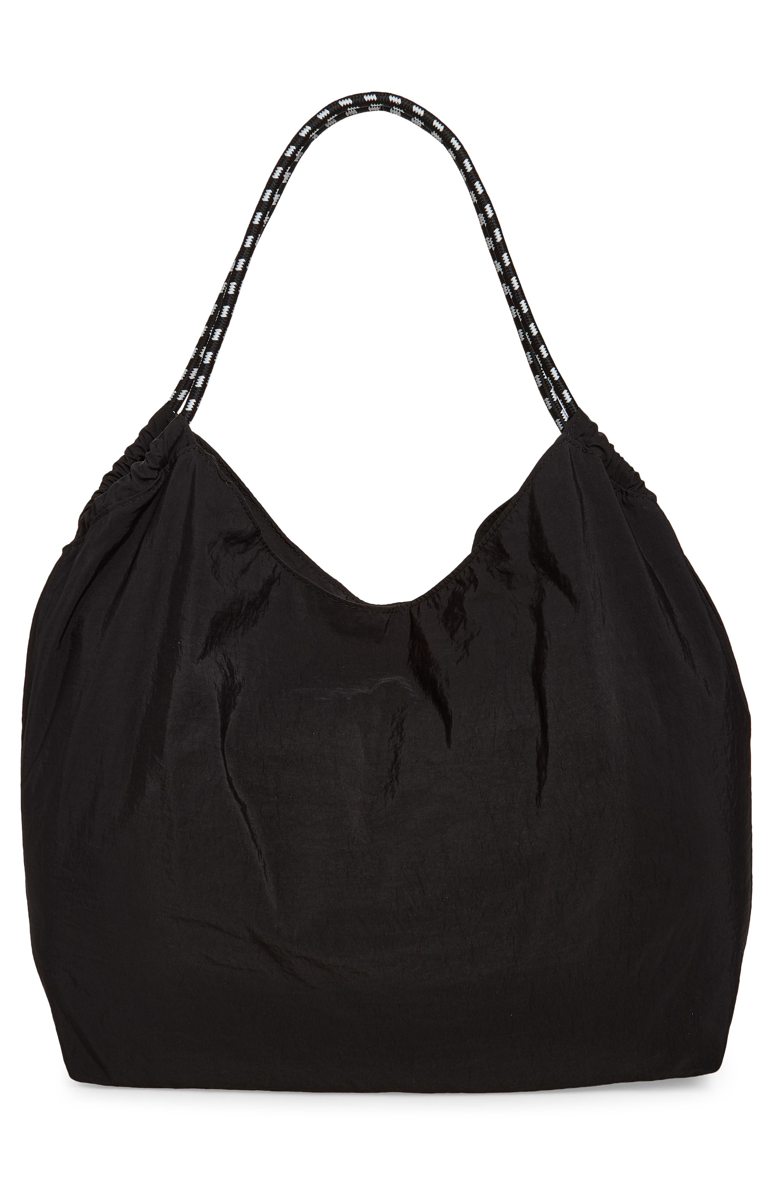 Kids' Bow Nylon Blend Tote, Alternate, color, BLACK