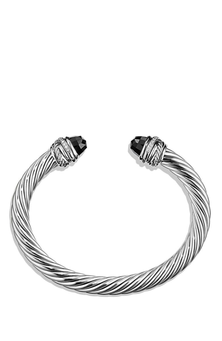 David Yurman Crossover Bracelet with Diamonds, Alternate, color,