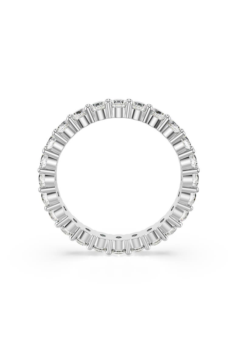 Matrix Crystal Eternity Ring, Alternate, color, WHITE/ SILVER