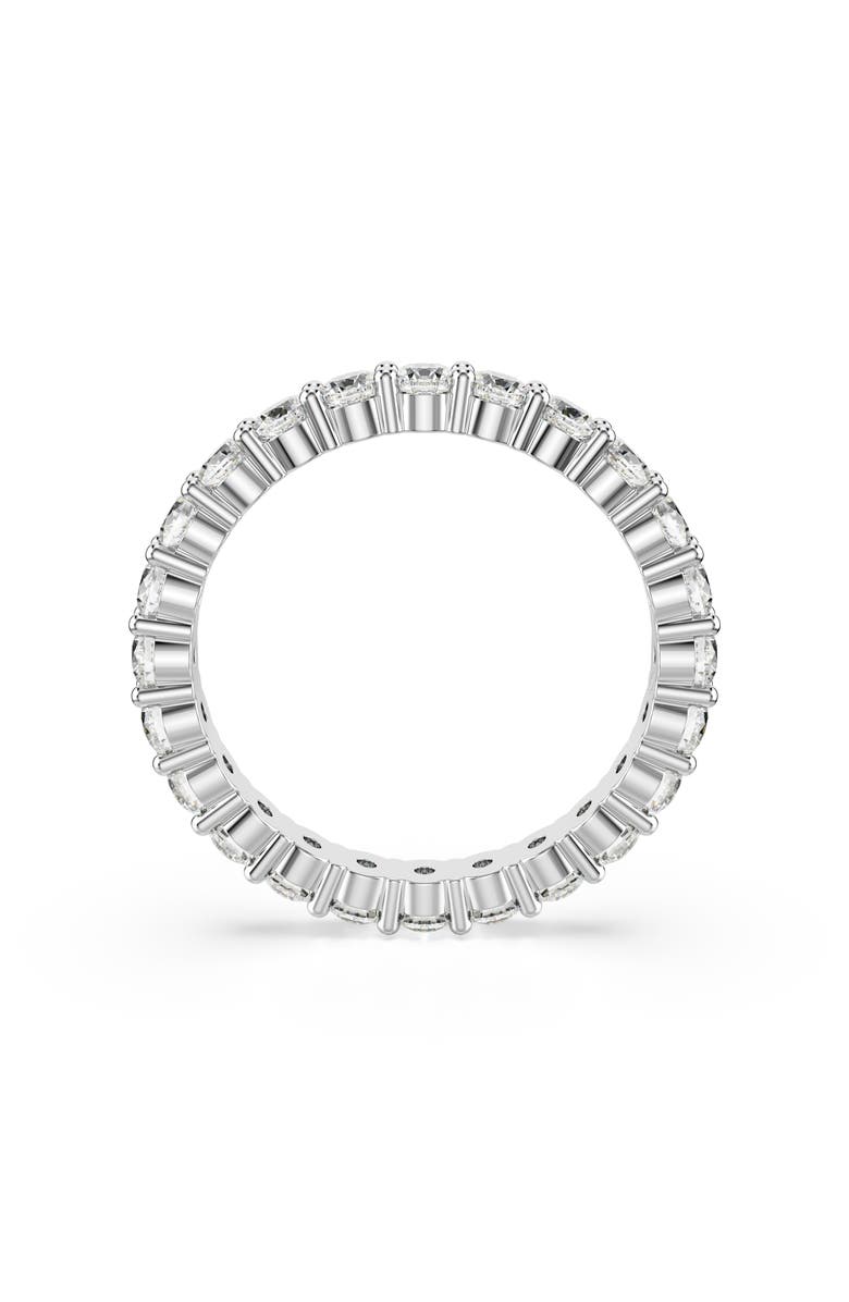 Swarovski Matrix Crystal Eternity Ring, Alternate, color, White/ Silver