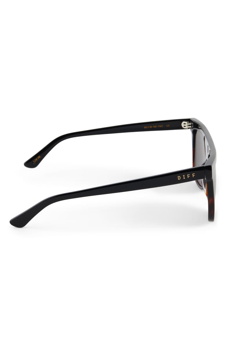 DIFF Stevie 55mm Flat Top Sunglasses, Alternate, color, Grey