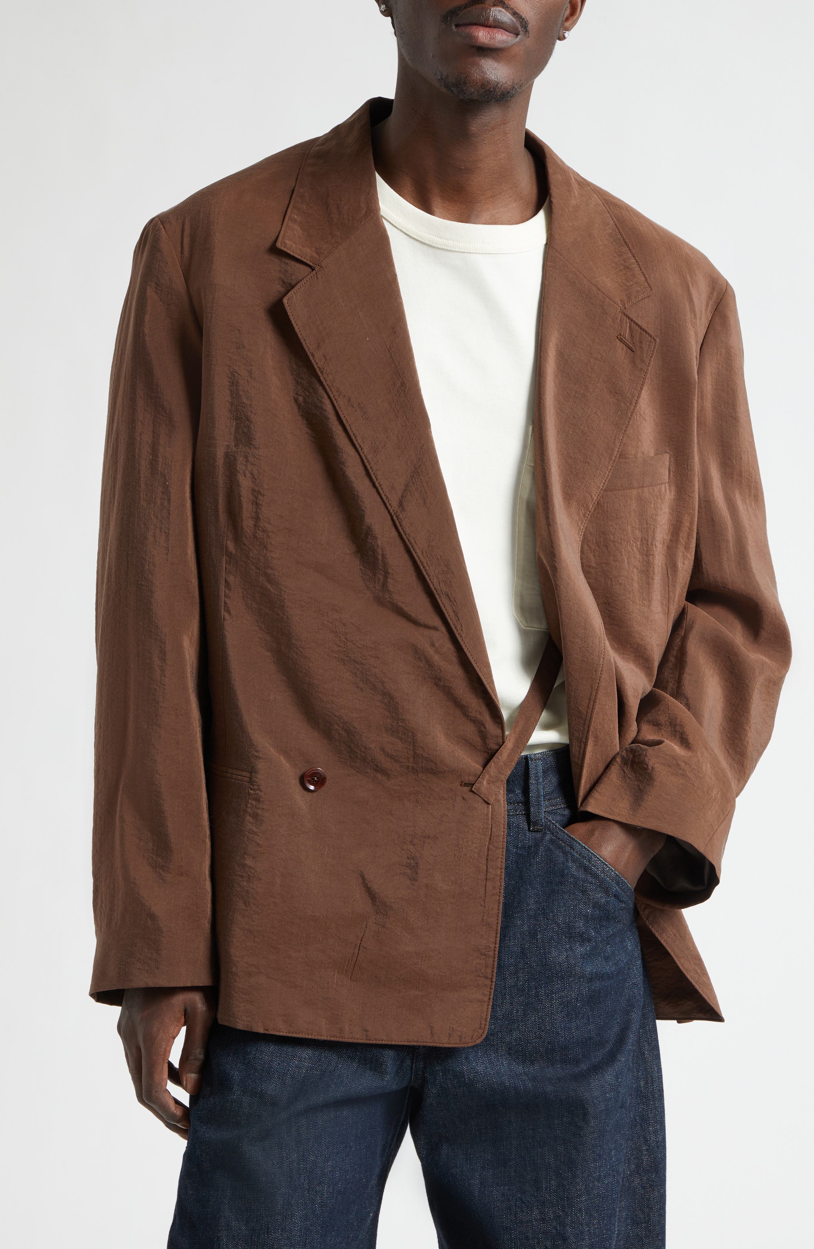 Double Breasted Soft Sport Coat - image 2