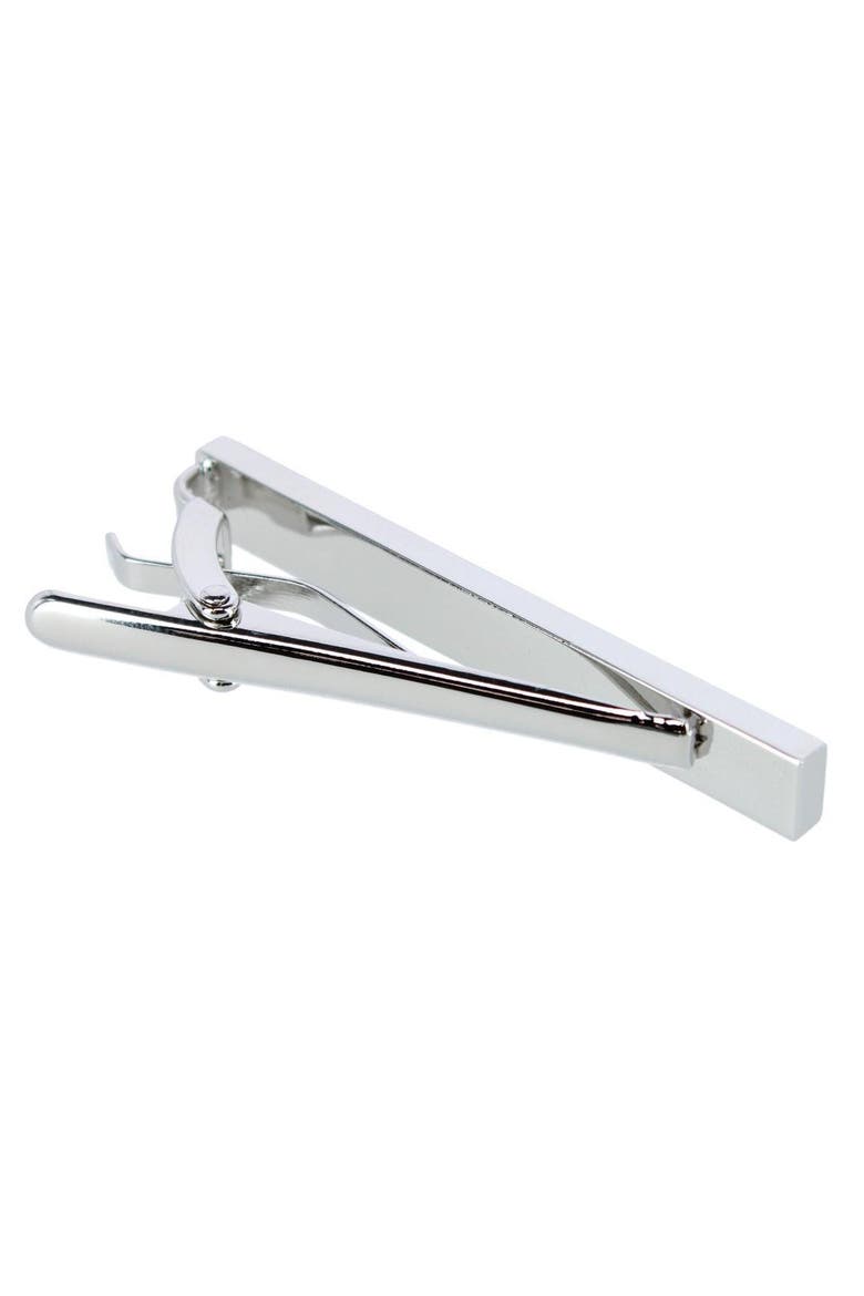 Mother of Pearl Stately Silver Tie Bar, Alternate, color, Silver