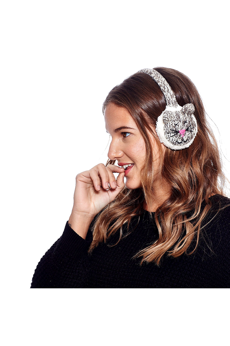 Mouse Earmuffs, Alternate, color, White