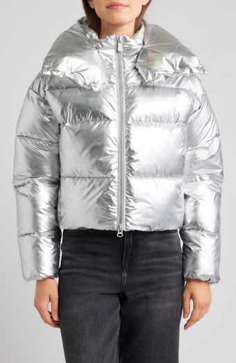 Save The Duck Giselle Windproof Crop Puffer Jacket