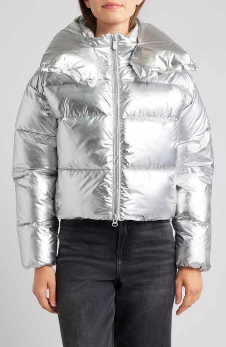 Save The Duck Giselle Windproof Crop Puffer Jacket