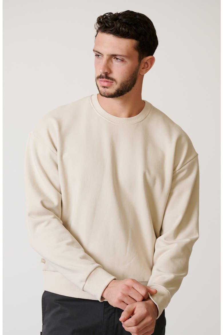 Zen Crewneck, Alternate, color, Mushroom