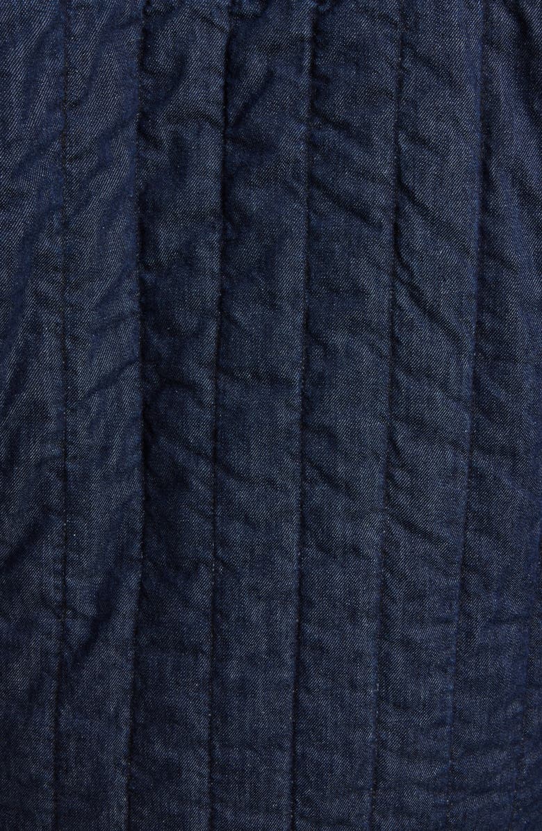 Dries Van Noten Voltaire Oversize Quilted Denim Jacket, Alternate, color, 