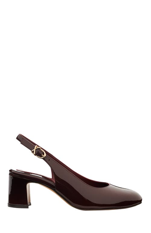 Margaux The Cluny Slingback In Burgundy