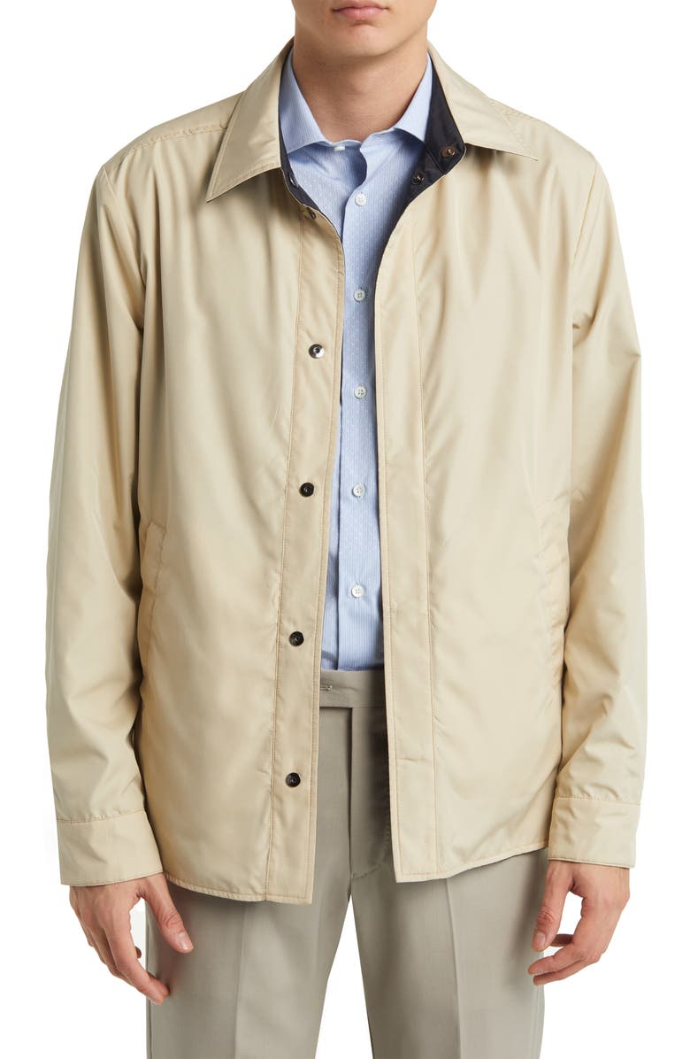 Canali Reversible Snap Front Jacket, Alternate, color, 