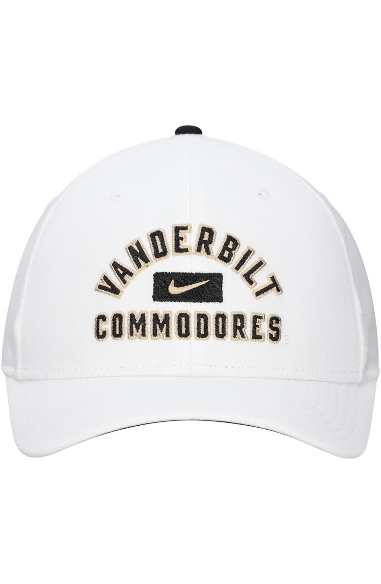Nike Men's Nike White Vanderbilt Commodores Rise Flex Hat, Alternate, color, White