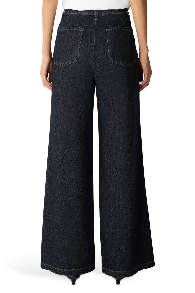 Organic Cotton Wide Leg Jeans, Alternate, color, DARK WASH