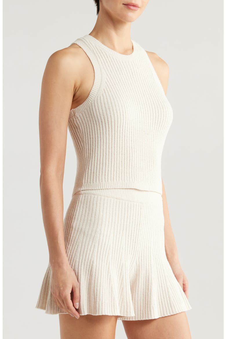 Elaenia Cozy Knit Lite Tank Sweater, Alternate, color, SAND