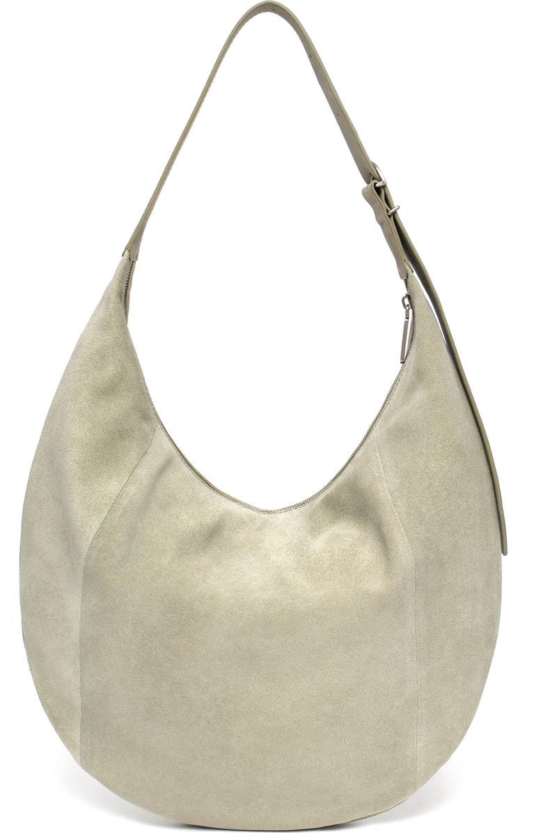 Thacker Oversize Wyatt Suede Hobo Bag, Alternate, color, Sage