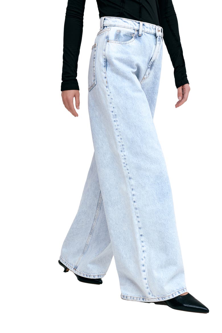 Linda Wide Leg Jeans, Alternate, color, LIGHT BLUE