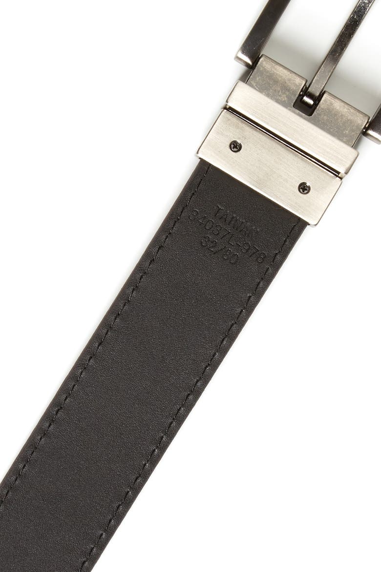 Reversible Leather Belt, Alternate, color, REV-TAN/BLK