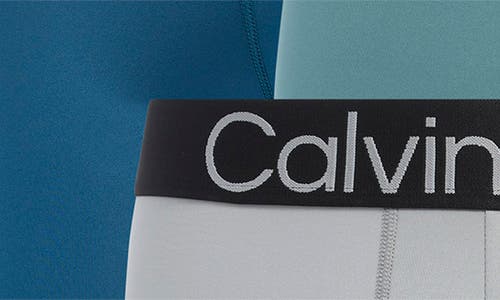 Calvin Klein Bold Logo 3-pack Boxer Briefs In Multi