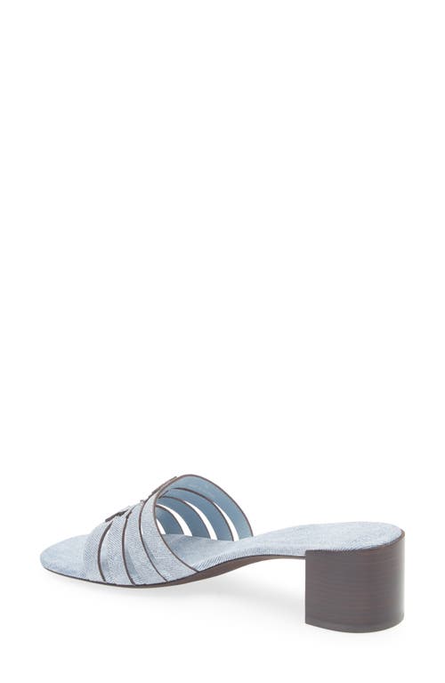 Tory Burch Ines Slide Sandal In Blue