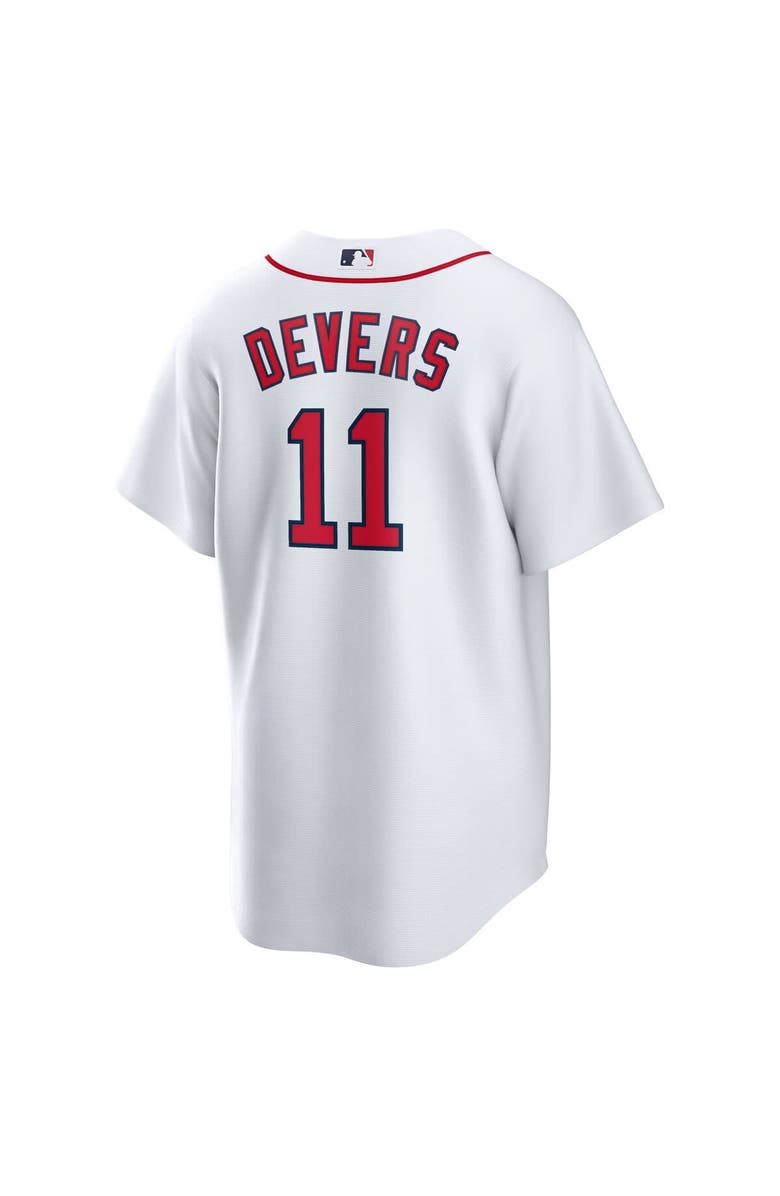 Nike Men's Nike Rafael Devers White Boston Red Sox 2021 Patriots' Day Official Replica Player Jersey, Alternate, color, 