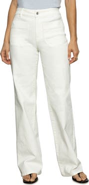 Sanctuary The Marine Patch Pocket Wide Leg Jeans