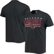'47 Men's '47 Black Arizona Cardinals Team Stripe T-Shirt