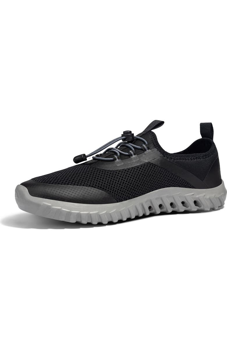 RUGGED SHARK Mens Cay Water Shoes, Alternate, color, Black