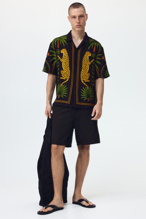 Relaxed Fit Printed Resort Shirt