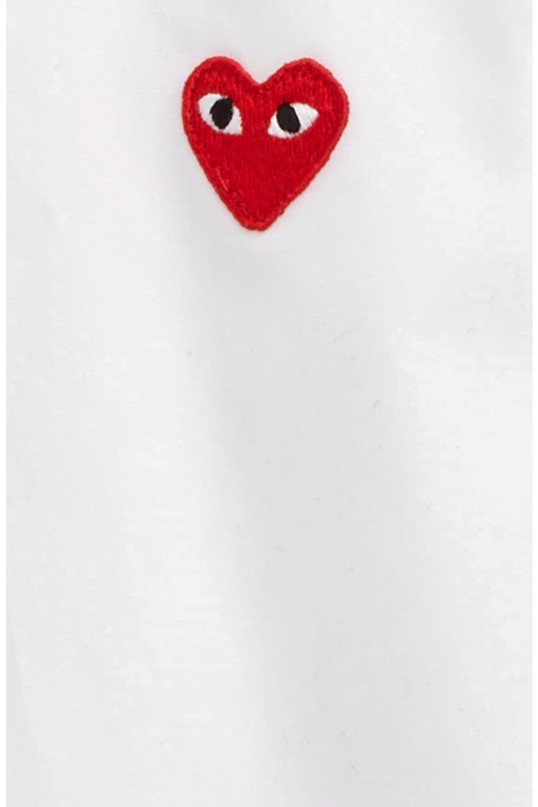 Heart Appliqué Dress Shirt, Alternate, color, WHITE