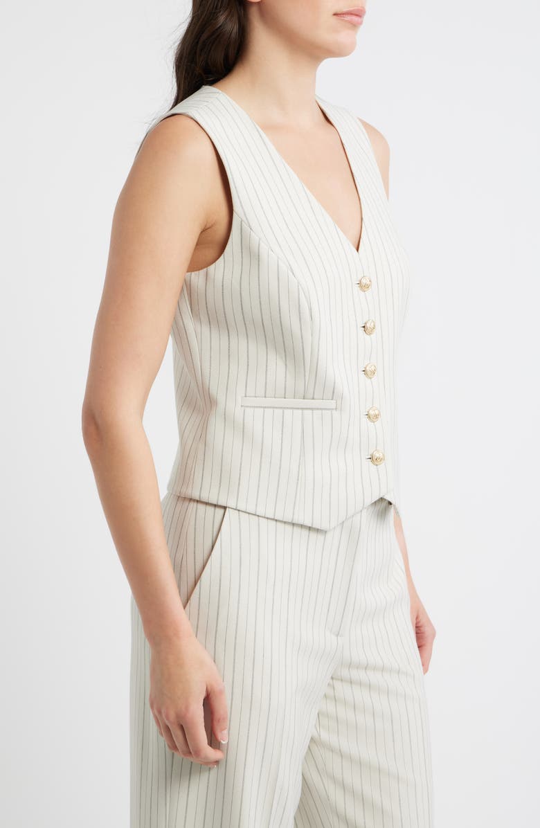 Elie Tahari The Liliana Pinstripe Vest, Alternate, color,