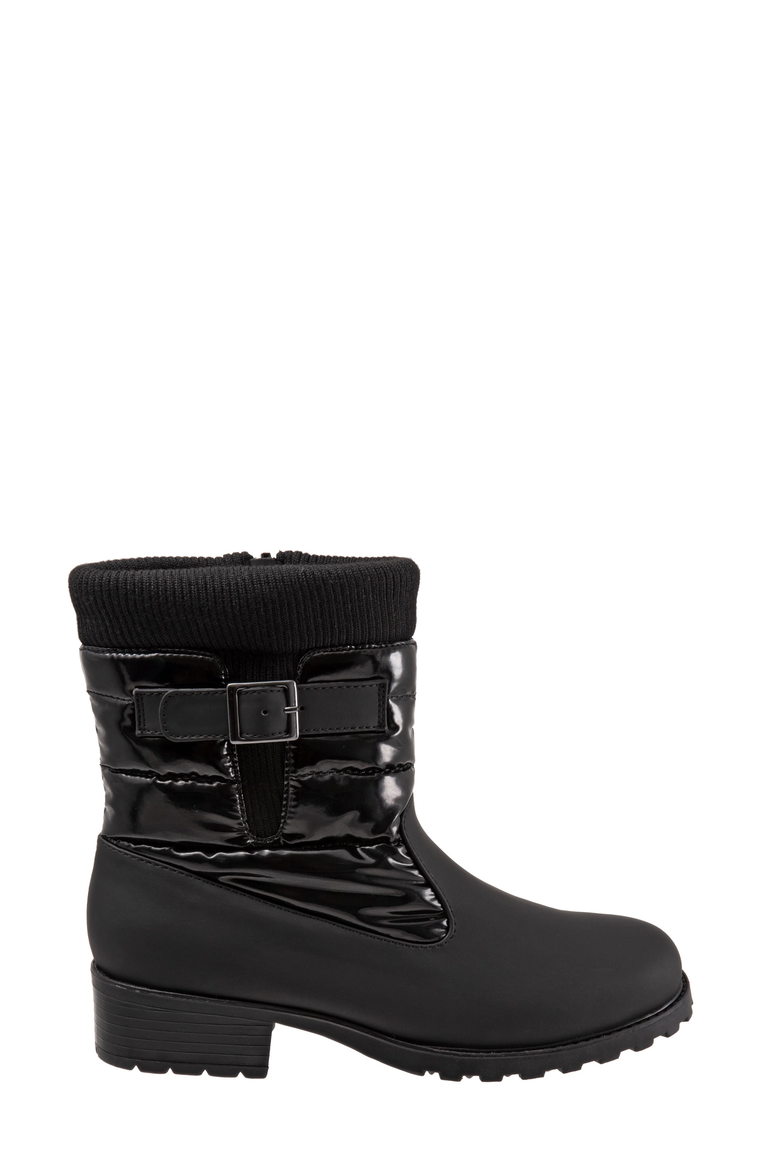 Berry Weatherproof Mid Boot, Alternate, color, BLACK RUBBER/ POLYESTER