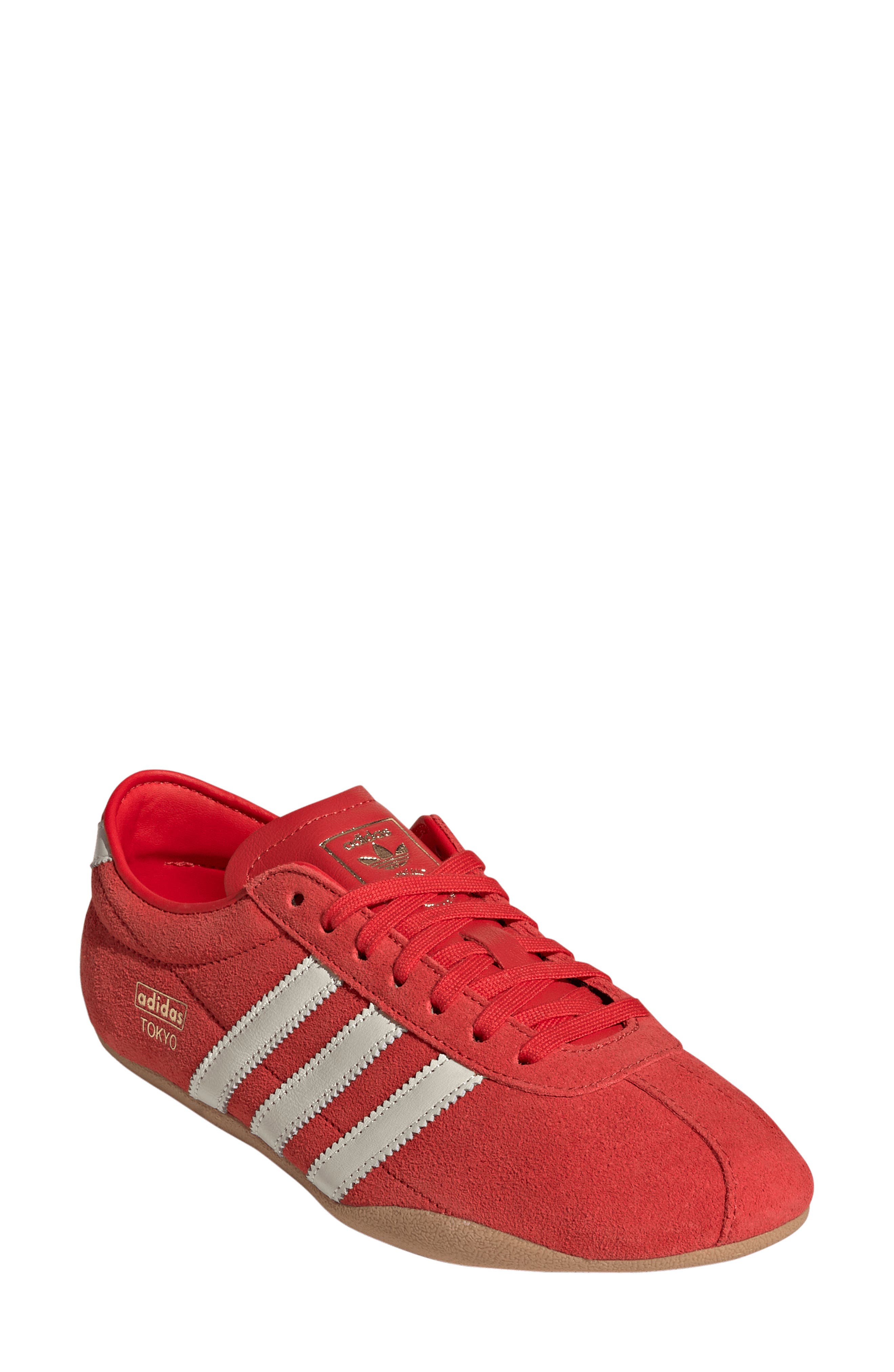 adidas Tokyo Low Top Sneaker, Main, color, Red/ Off White/ Gum 3
