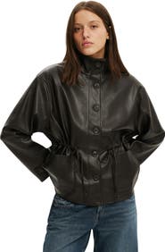 Cotton On Women's Eli Faux Leather Parka