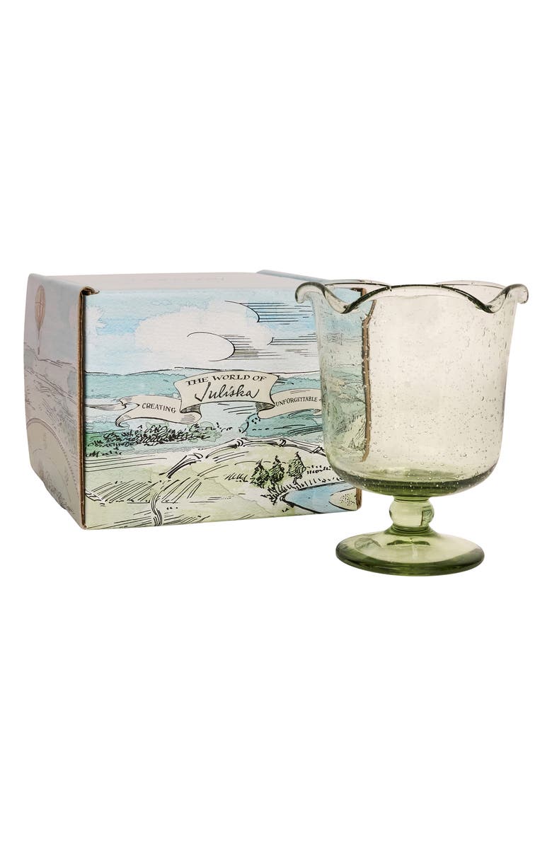 Juliska Provence Hurricane Vase, Alternate, color, Basil