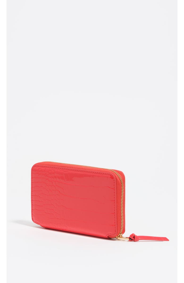 Bimba y Lola Textured Wallet, Alternate, color, Bright Coral